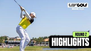 FULL HIGHLIGHTS Round 2  LIV Golf Miami  2024