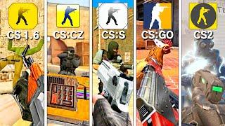 Counter-Strike Gameplay Evolution 2000 - 2024