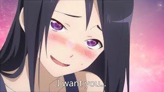 When the Teacher - Succubus tries to seduce a man  Demi chan Wa Kataritai  Anime scenes