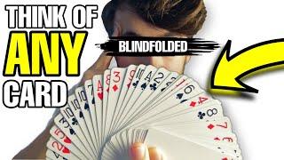 Any deck. Any card. They shuffle. Youre BLINDFOLDED Magic Tutorial