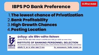 Best Preference of Banks for IBPS PO 2023 #oliveboard #gagenius #ibpspo