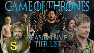 Game of Thrones Season 5 Tier List