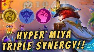 MIYA ASTRO WRESTLER CADIA  CRAZIEST SYNERGY COMBO IN 1 HERO  MAGIC CHESS BEST COMBO