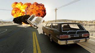 Explosive Car Crash Accidents - BeamNG Drive