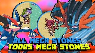 LOCALIZAÇÃO DE TODAS AS MEGAS STONES NO POKEMON QUETZAL - PT-BR