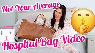 WHATS IN MY HOSPITAL BAG FOR BABY #2  NOT YOUR AVERAGE HOSPITAL BAG VIDEO 2021