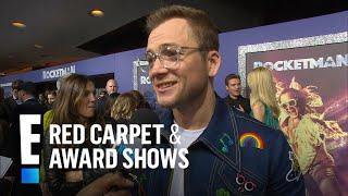 Taron Egerton Talks Rocketman Sex Scene With Richard Madden  E Red Carpet & Award Shows