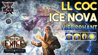 3.25 CoC Ice Nova of Frostbolts Build  Hierophant  Settlers of Kalguur  Path of Exile 3.25