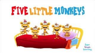 Five Little Monkeys  Super Simple Songs