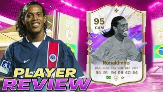 95 FUTURE STARS ICON RONALDINHO PLAYER REVIEW - EA FC 24 ULTIMATE TEAM