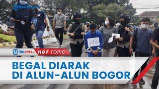 Detik-detik Pelaku Begal Alat Sensitif Wanita Diarak di Alun-Alun Bogor Tertunduk Malu dan Pasrah