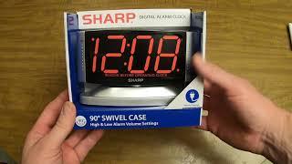 Sharp SPC033D Alarm Clock Overview Instruction Manual