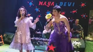 MAYA ANGELA Feat DEWI PURWATI - BANGKU TUA JADI SAKSI Cipt.Benny Ashar