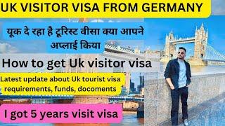 How to get UK tourist visa  UK Visit visa from Germany How to apply for UK Visa