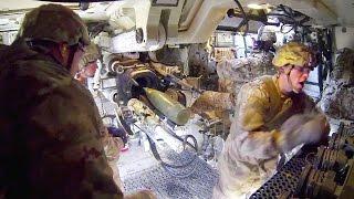 M109A6 Paladin Howitzer at the Range - Interior View