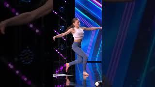 13-year-old schoolgirls MOVING dance routine  Auditions  BGT 2023  #shorts
