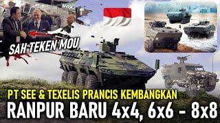 DEAL TEKEN MOU  PT SSE INDONESIA & TEXELIS PRANCIS KEMBANGKAN KENDARAAN TEMPUR BARU 4x4 6x6 - 8x8