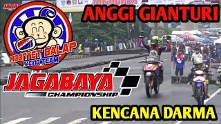 ANGGI GIANTURI TUNJUKAN SKILLNYA DI BEBEK 2T ROAD RACE BRIGIF 2022 JAGABAYA