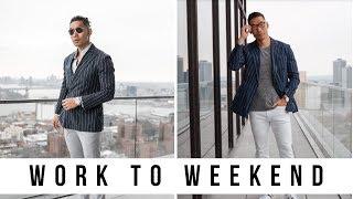 HOW TO DOUBLE BREASTED BLAZER Work to Weekend  2 Minute Style Tips - Levitate Style