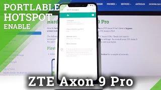 How to Create Portable Hotspot in ZTE Axon 9 Pro – Hotspot Options