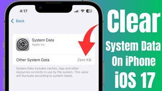 how to clear system data on iphone 2023  clear system data on iphone storage  #systemdata