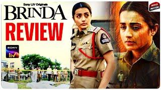 Brinda Web Series Review  Trisha  Brinda Telugu Web Series Review  Sonyliv  Thriller Webseries