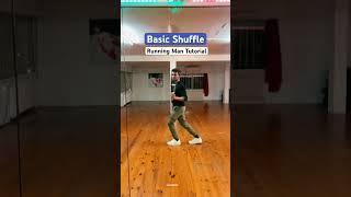 Basic Shuffle - Running Man Tutorial by Dr. Nishant Nair #shorts #dancetutorial #footwork