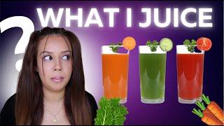 What Fruits and Veggies I Juice