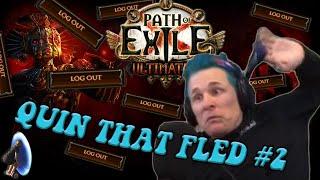 10 Minutes Of Quin69 Using Logout Macro in Path of Exile Ultimatum  Quin That Fled #2