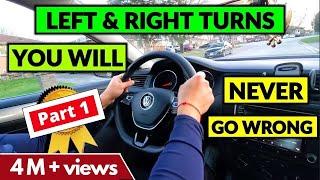  85k LIKES   HOW TO TURN  LEFT and RIGHT - PART 1  Beginner Driver Lesson