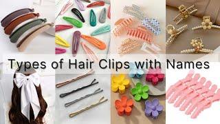 Types of Hair Clips with Names