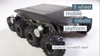 8 wheel robotic platform