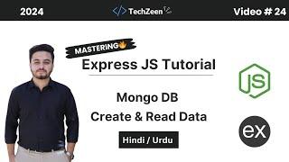 Express JS Tutorial #24  How to Create & Read Data in MongoDB with Express JS