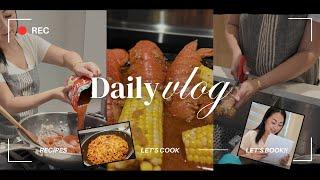 DAILY Vlog *Lets Cook and Lets BOOK  JustSissi