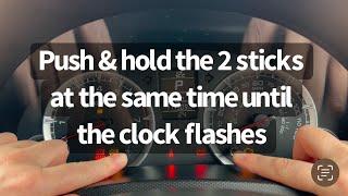 How to change the clock on your car. Suzuki Swift