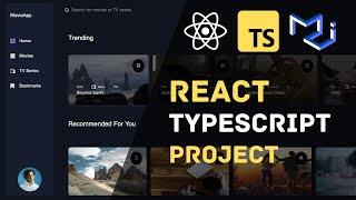 Learn React Typescript & Material UI With One Project  Build a Movie App in 90 Minutes