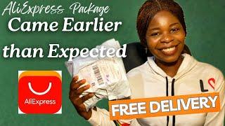 Unboxing My AliExpress Order  Shopping from AliExpress using Free Shipping #aliexpress