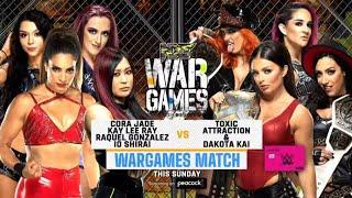 WWE NXT WarGames 2021 Match Card HD