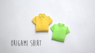 How to Fold Origami Shirt