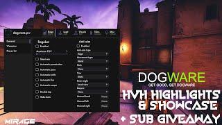 Dogware.pw HvH Highlights & cheat showcase +sub giveaway