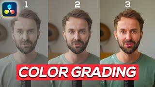 Color Grading LOG in Davinci Resolve Tutorial  Deutsch