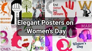Lovely posters on Womens Day 8 March 2024 Posters Poster Drawing 2024