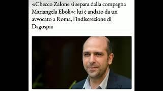 «Checco Zalone si separa dalla compagna Mariangela Eboli» lui è andato da un avvocato a Roma