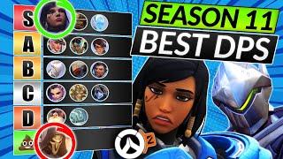 NEW SEASON 11 DPS TIER LIST - BEST and WORST HEROES to RANK UP - Overwatch 2 Meta Guide