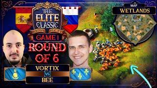 The Elite Classic VortiX vs 3DBee G1 Ro6 Bo5  Age Of Empires 4