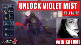 Mir4 - Unlock Violet Mist Inner Force  Full Guide  With Kazumi