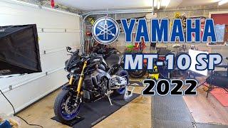 Yamaha MT10 SP 2022 Walkaround. First impressions from my garage.