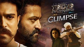 RRR Glimpse ft. NTR Ram Charan Ajay Devgn Alia Bhatt  S.S. Rajamouli  Releasing on 7th Jan 2022