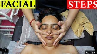 FACIAL massage for women ‍️ facial step massagefull facial massage at home