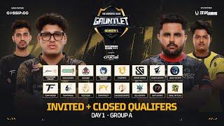 TEC GAUNTLET SEASON 1 - BGMI  GROUP A  DAY 1 ft. @GodLikeEsportss @ReckoninGEsports #team8bit